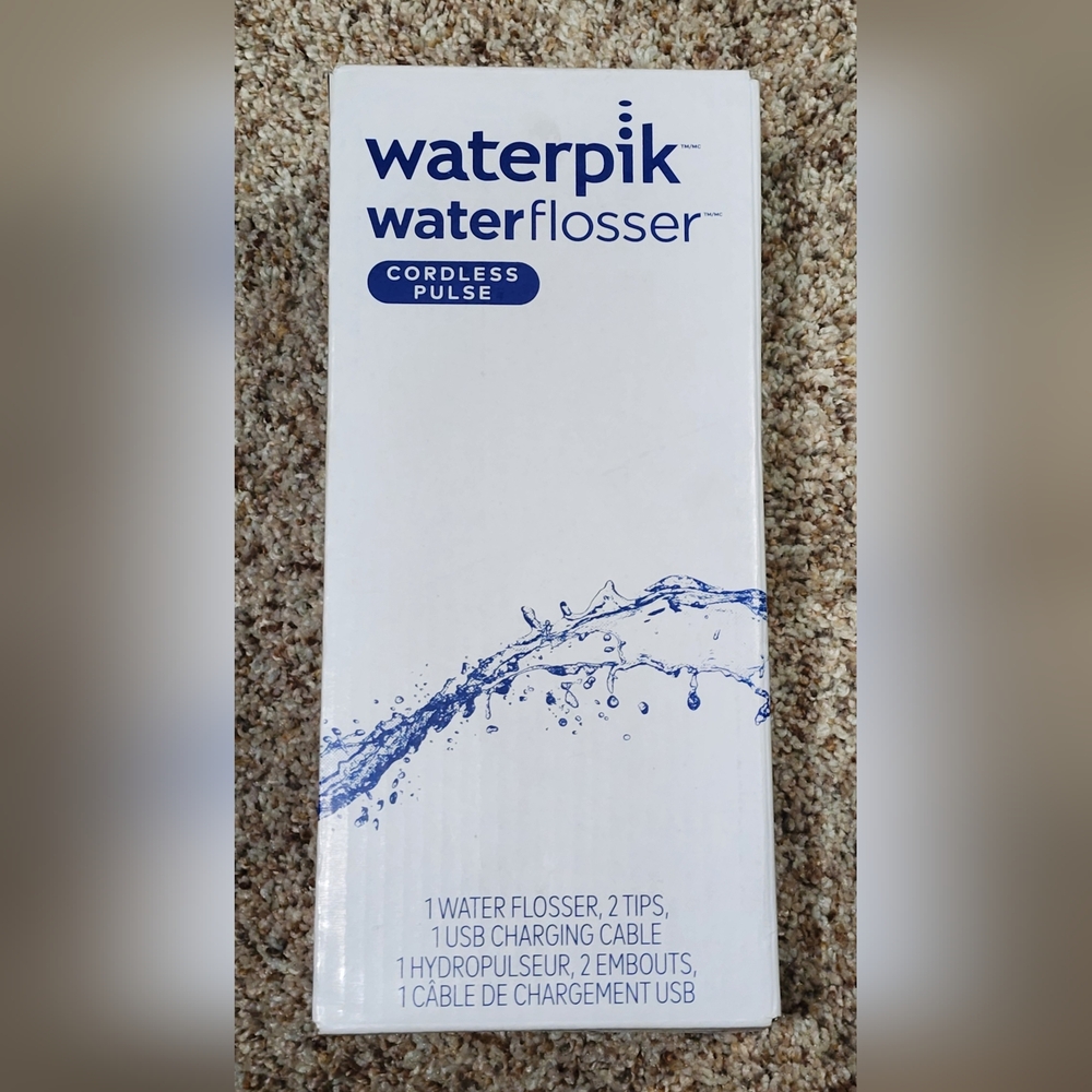 Waterpik Cordless Pulse Water Flosser Navy Blue New - Picture 4 of 11